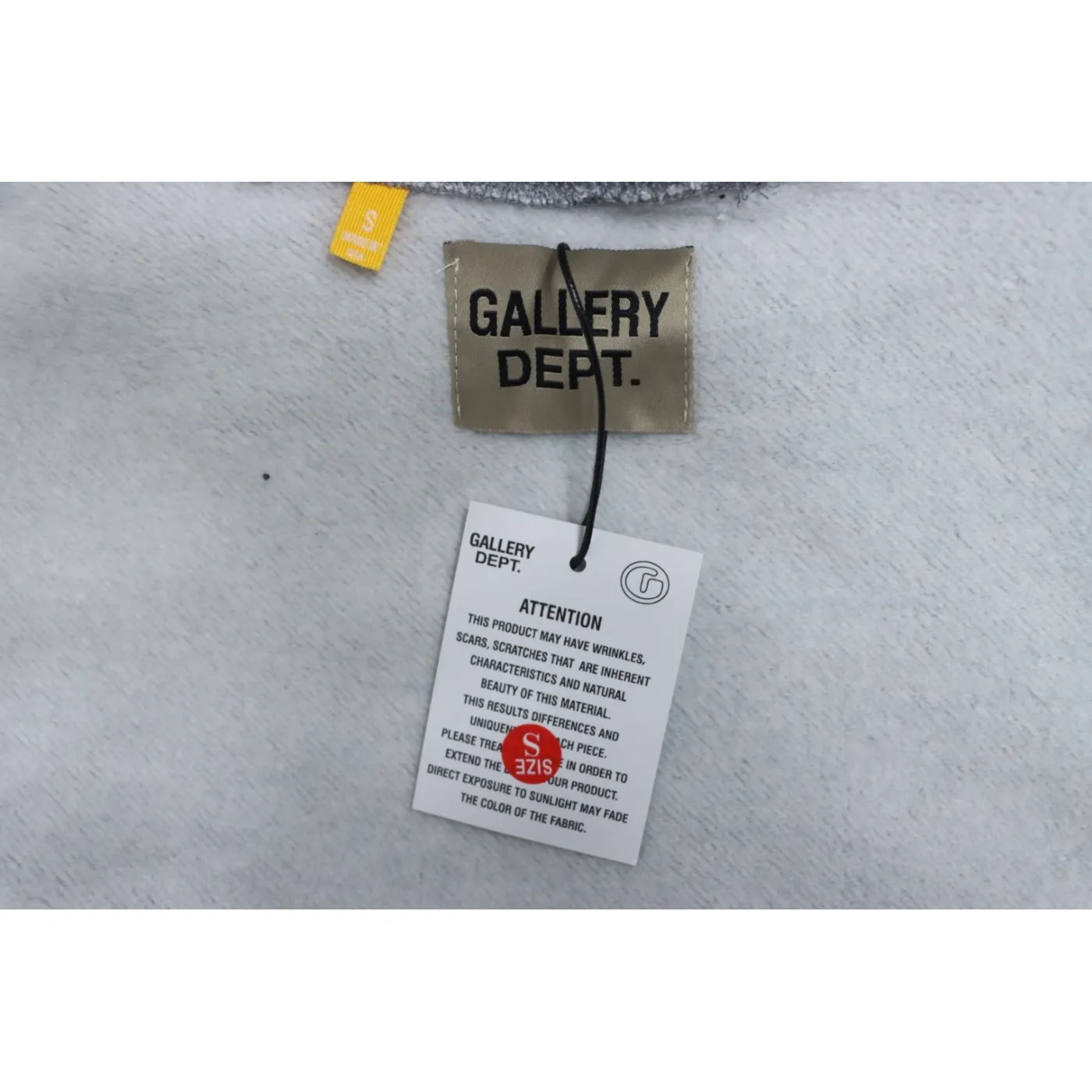 Gallery Dept. Splatter Letter Hoodie Gray