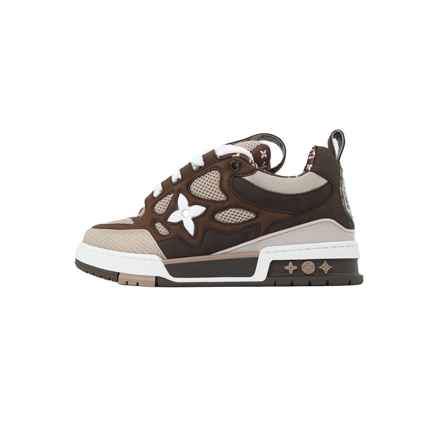 Louis Vuitton LV Skate Sneaker White Brown