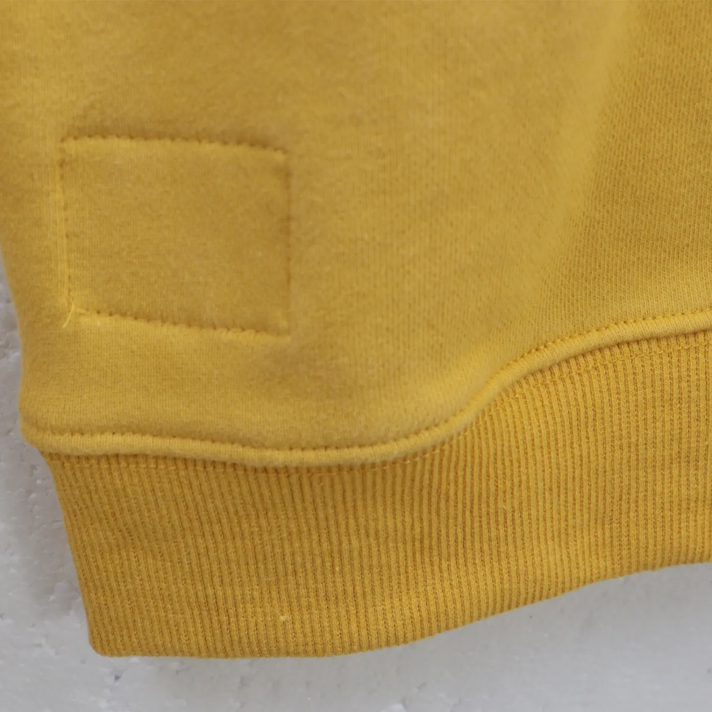 Hellstar Terry Fabric Crewneck Hoodie Yellow/White