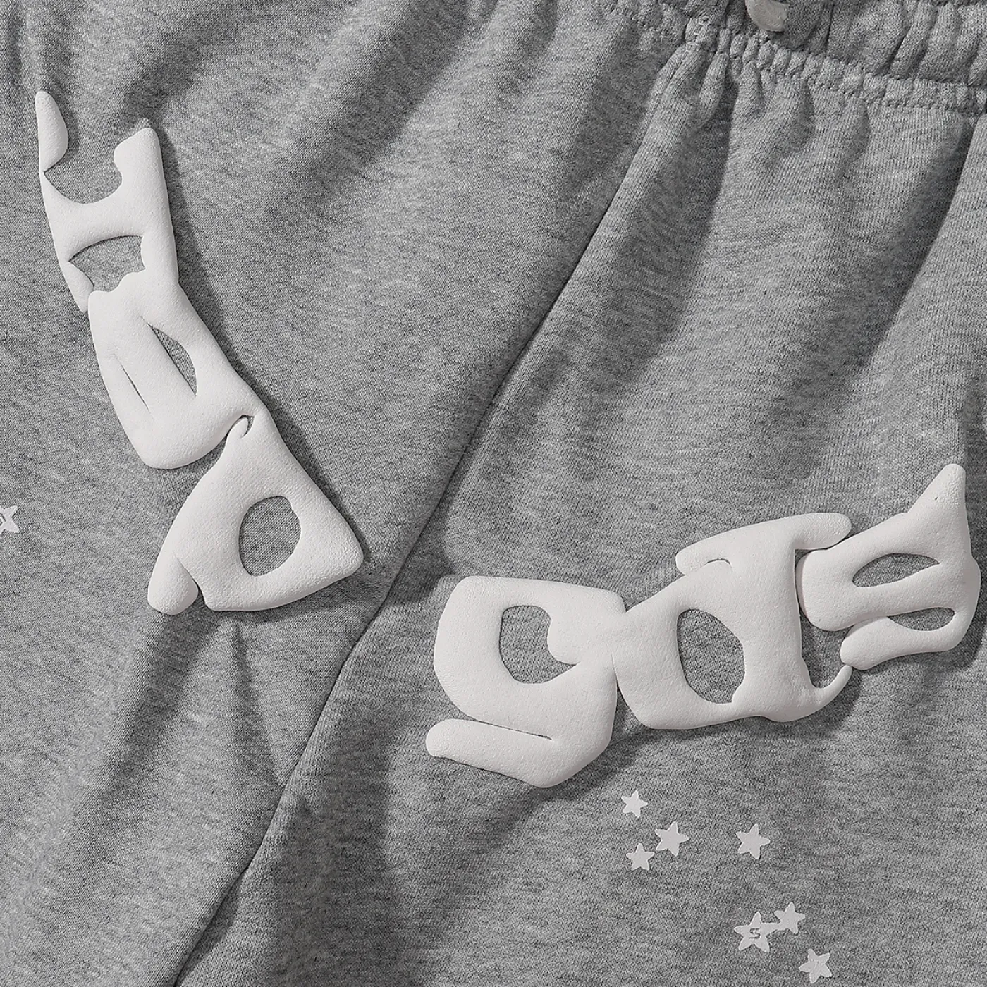 Sp5der OG Web Hoodie & Sweatpant Set Grey