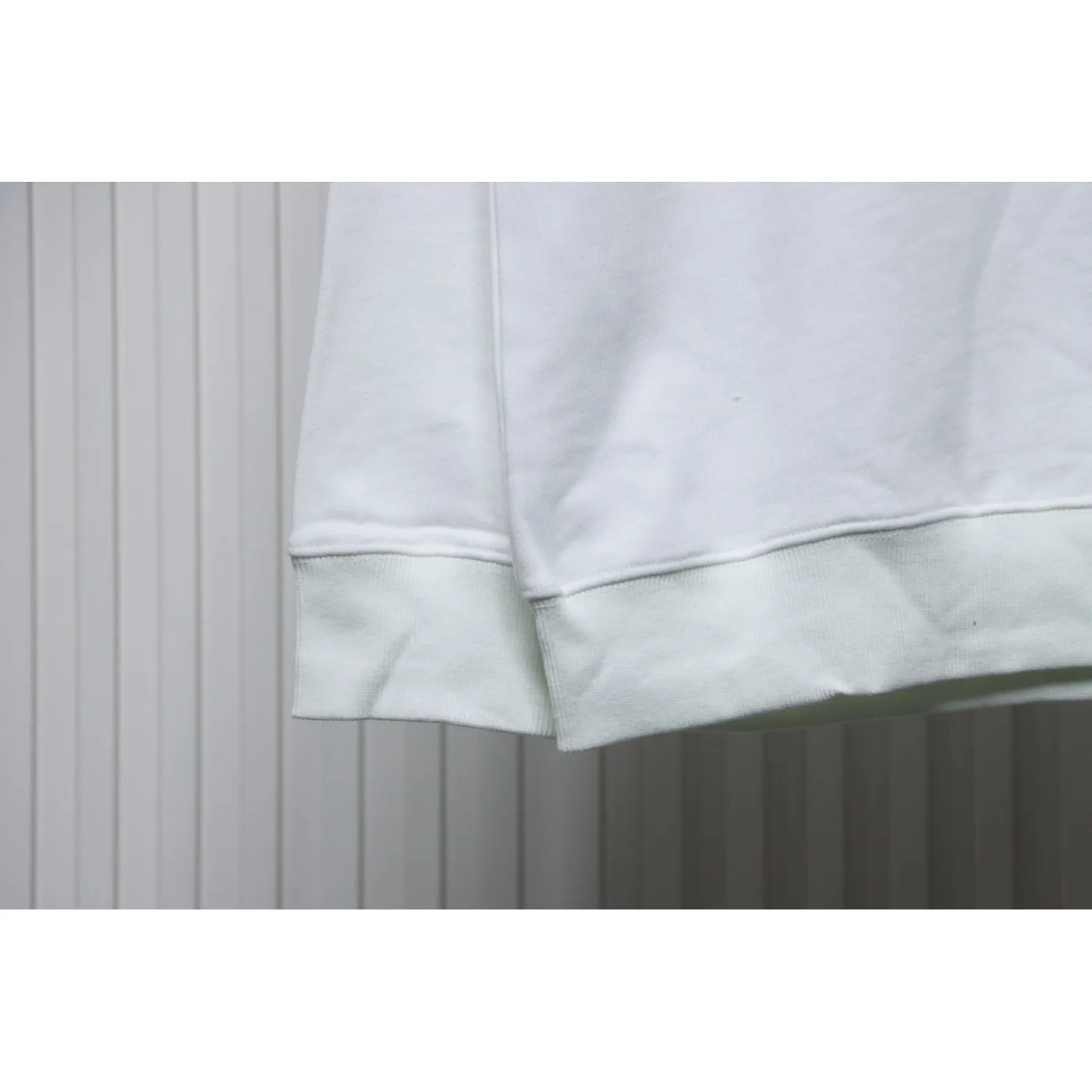 Stone Island Classic Logo Sleeve Patch Crewneck White