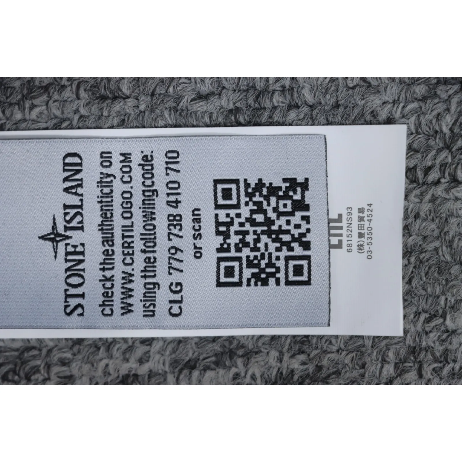 Stone Island Classic Logo Sleeve Patch Crewneck Black