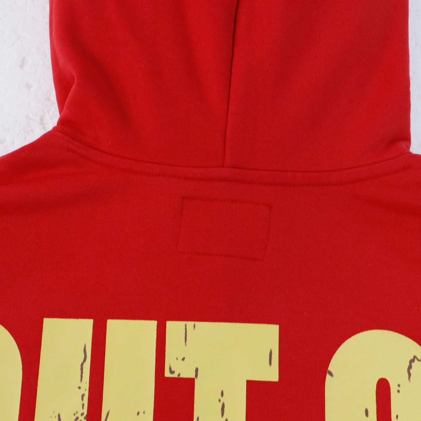 Godspeed Robot Print Hoodie Washed Red