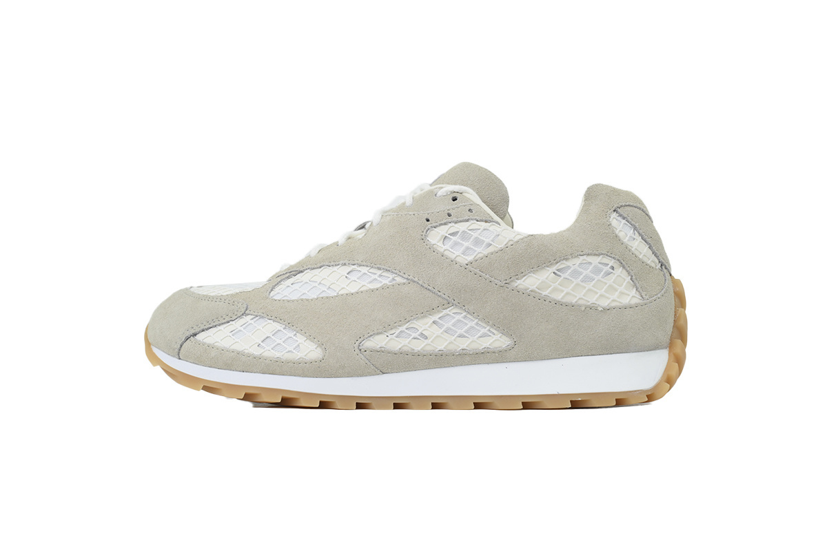 Bottega Veneta Orbit Sneakers Suede Gray