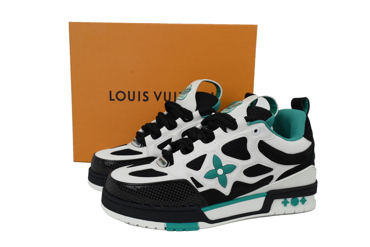 Louis Vuitton LV Skate Sneaker Green Black Cream