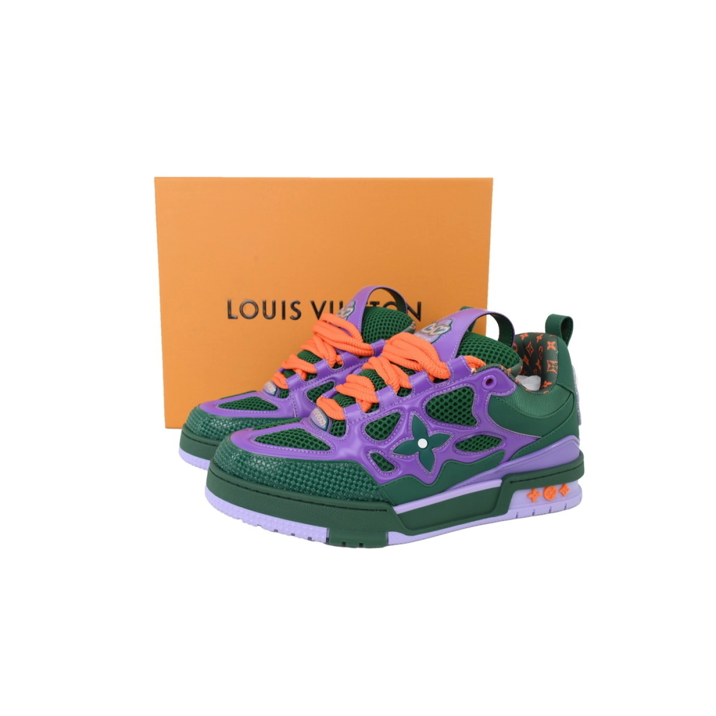 Louis Vuitton LV Skate Sneaker Green Purple