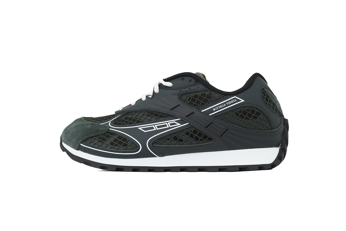 Bottega Veneta Orbit Sneakers Dark Green